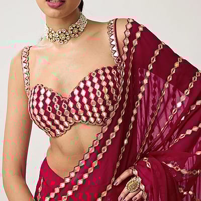 ruby-red-linear-mirror-embroidered-georgette-saree-setsareevvani-by-vani-vats-2929791.webp